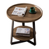 2-tier Walnut Coffee Side Table