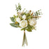 Artificial White Rose Flower Bouquet