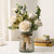 Artificial White Rose Flower Bouquet