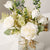 Artificial White Rose Flower Bouquet