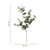 Artificial Eucalyptus Leaf Bush Home Decor