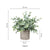 Artificial Green Leaf Plant with Pot