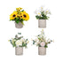 Artificial Flower Bouquet with Pot