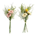 Artificial Pink Yellow Gerbera Wild Grass Bouquet