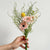 Artificial Pink Yellow Gerbera Wild Grass Bouquet