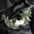 Artificial Winter Antler Fern Cotton Flower Wreath