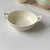 Irregular Matte Ceramic Serving Bowl