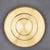 Brass Effect Round Tray