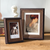 Classic Walnut Wood Pattern Photo Frame