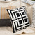 Geometric Monochrome Cushion Cover