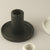 Black White Classic Ceramic Candle Holder