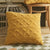 Geometric Knitted Pattern Plush Cushion Cover