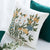 Embroidered Garden Flower Cushion Cover