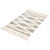 Tufted Zigzag Woven Rug with Tassels