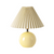 Pleated Shade Ball Base Table Lamp