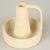 Earthy Beige Sculpture Ceramic Candle Holder