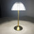 Classic Gold Dome Portable Dining Table Lamp