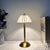 Classic Gold Dome Portable Dining Table Lamp