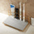 Gold Toothbrush Stand Holder with Absorbent Tray