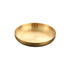 Gold Stainless Steel Dinner Plate