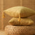 Japandi Style Jute Cushion Cover with Tassels