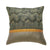 Gold Striped Jacquard Cushion Cover