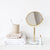 Gold Marble 2-sided Vanity Mirror Stand