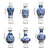 Mini Oriental Blue Floral Porcelain Vase