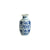 Mini Oriental Blue Floral Porcelain Vase