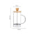 Minimalist Glass French Press Coffee Maker