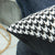 Monotone Houndstooth Cushion Cover