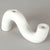 S-Shaped Ceramic Taper Candle Holder