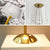 Crystal Shade Portable Dining Table Lamp