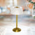 Crystal Shade Portable Dining Table Lamp