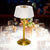 Crystal Shade Portable Dining Table Lamp