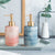 Line Stripes Ceramic Soap Dispenser