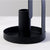 Black Taper Candle Holder with Handle