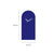 Klein Blue Acrylic Arch Clock