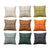 Geometric Square PU Leather Cushion Cover