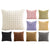 Grid Fluffy Soft Plush Cushion Cover