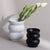 Voluminous Stepped Ceramic Vase