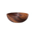 Natural Acacia Flat-Bottomed Bowl