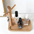 Tree Branch Key Rack Holder with Tray