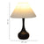 Black Retro Pleated Table Lamp