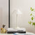 Pleated Shade Portable Dining Table Lamp