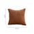 Striped Embossed Plush Cushion Cover