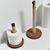 Walnut Wood Tissue Paper Roll Holder