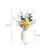 Yellow Daisy Rose Dried Flower Bouquet