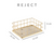 REJECT Storage & Organiser A