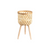 Woven Bamboo Plant Pot Holder Stand